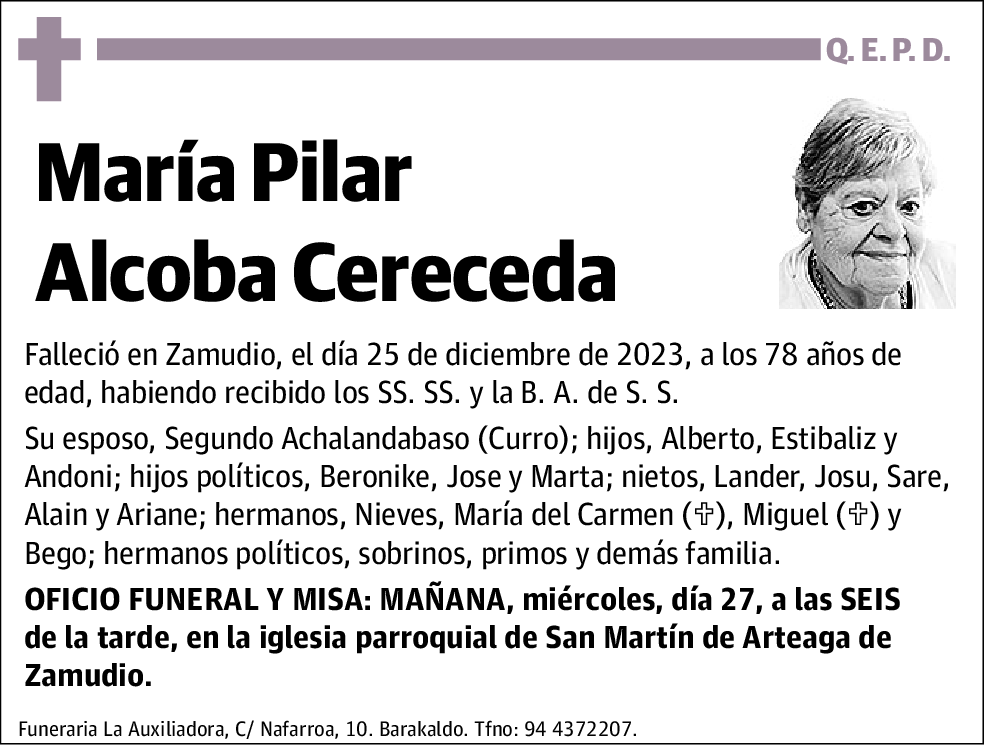 María Pilar Alcoba Cereceda