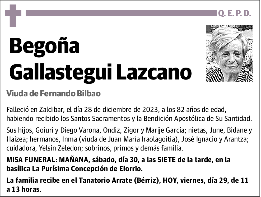 Begoña Gallastegui Lazcano