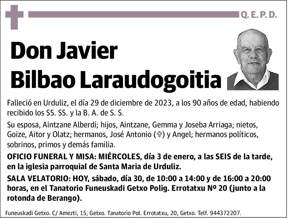 Javier Bilbao Laraudogoitia