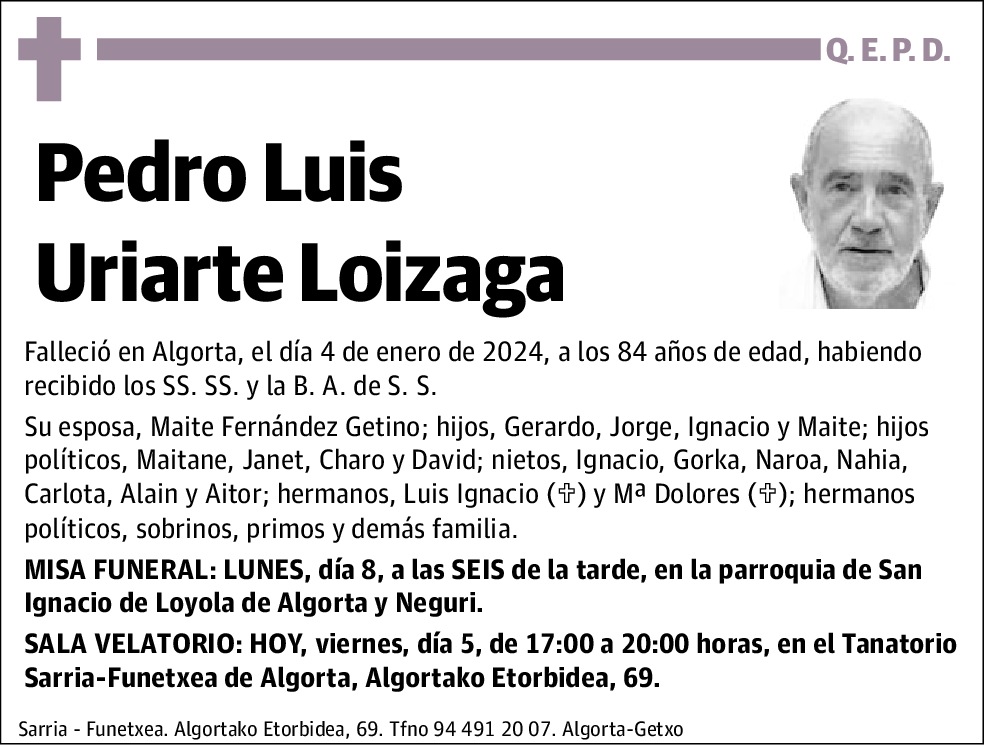 Pedro Luis Uriarte Loizaga