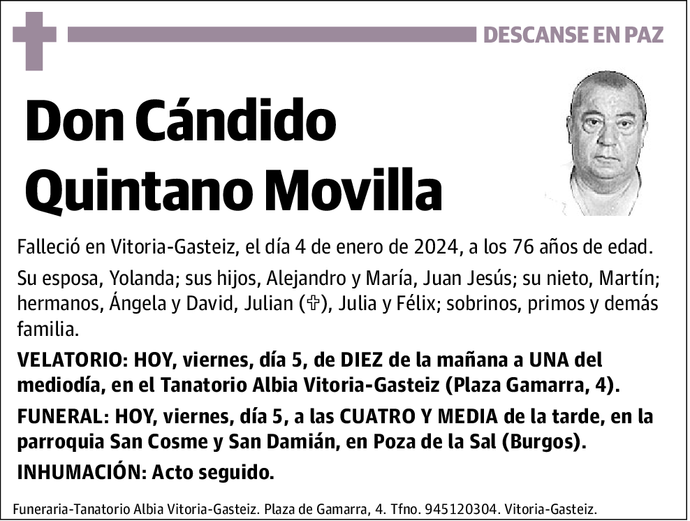 Candido Quintano Movilla