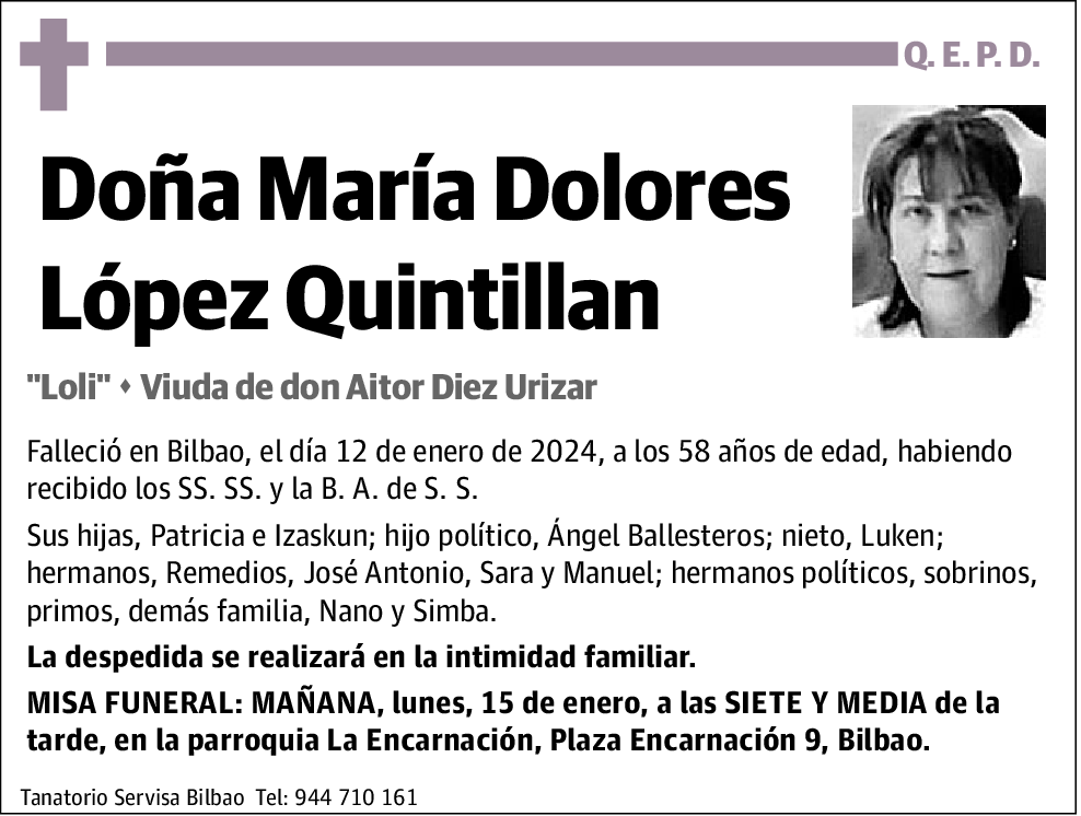María Dolores López Quintillan
