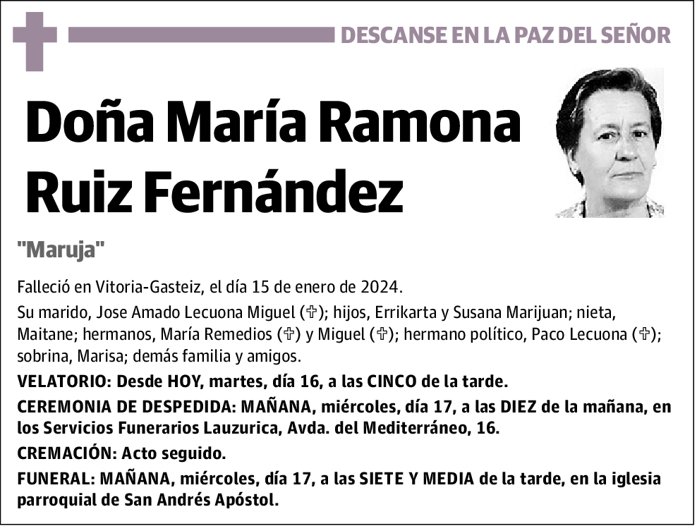 María Ramona Ruiz Fernández