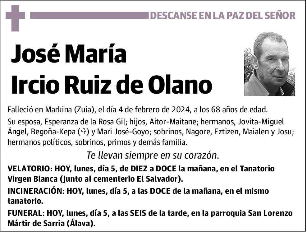 José María Ircio Ruiz de Olano