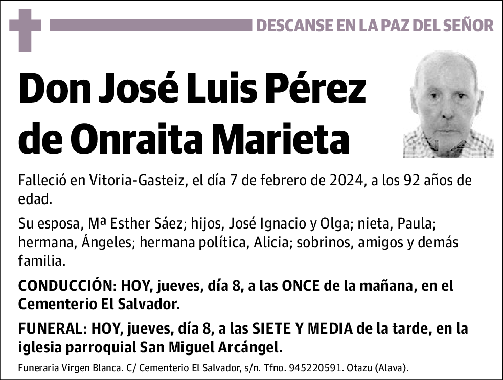 Jose Luis Pérez de Onraita Marieta