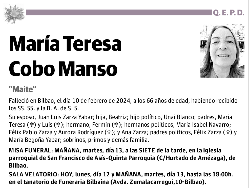 María Teresa Cobo Manso
