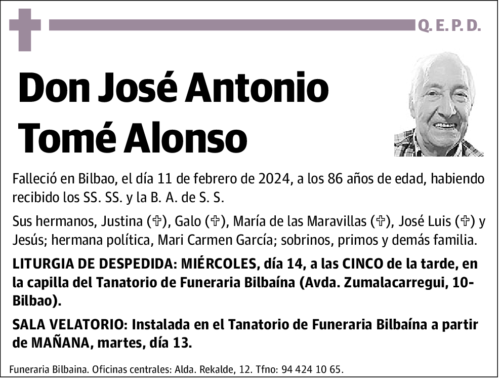 José Antonio Tomé Alonso