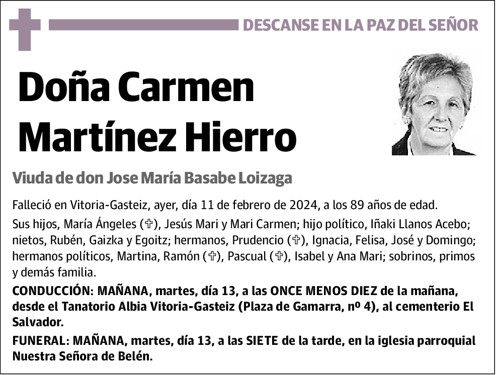 Carmen Martínez Hierro