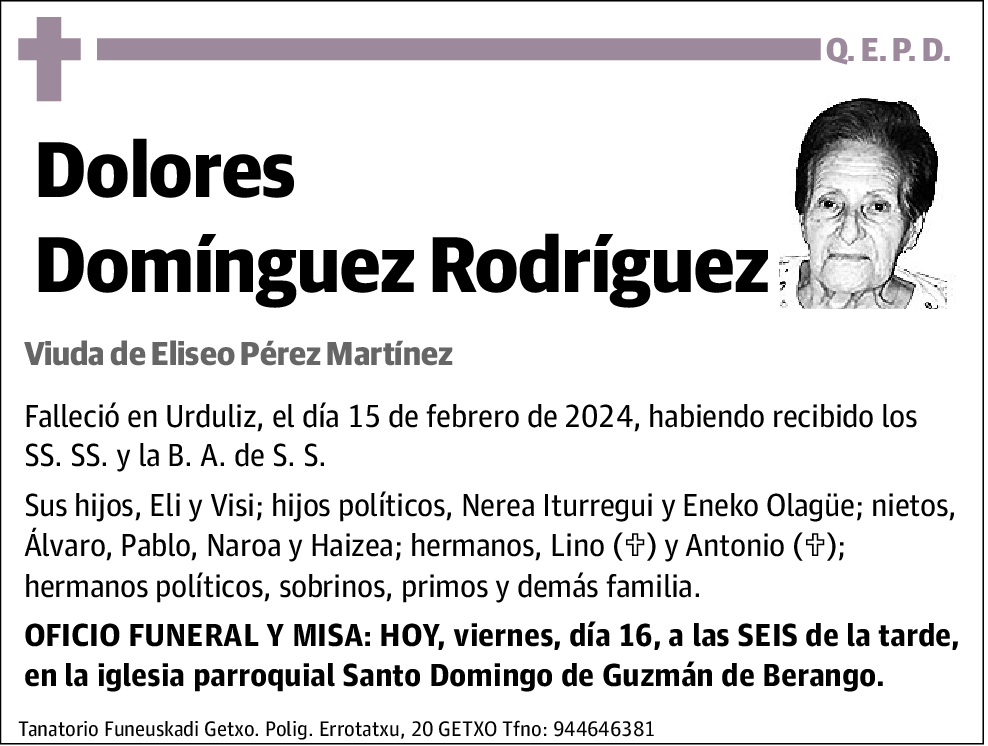 Dolores Domínguez Rodríguez