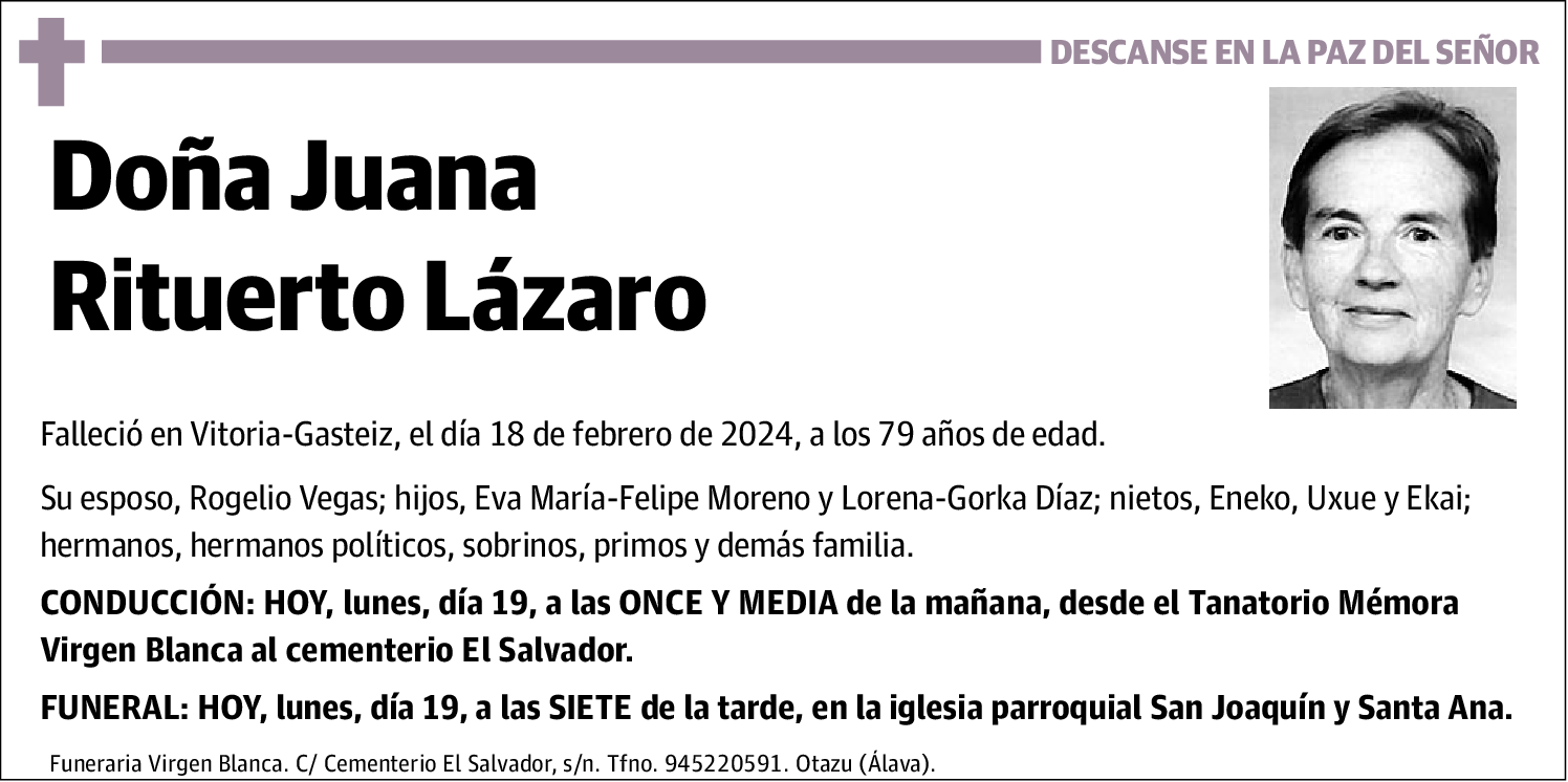 Juana Rituerto Lázaro
