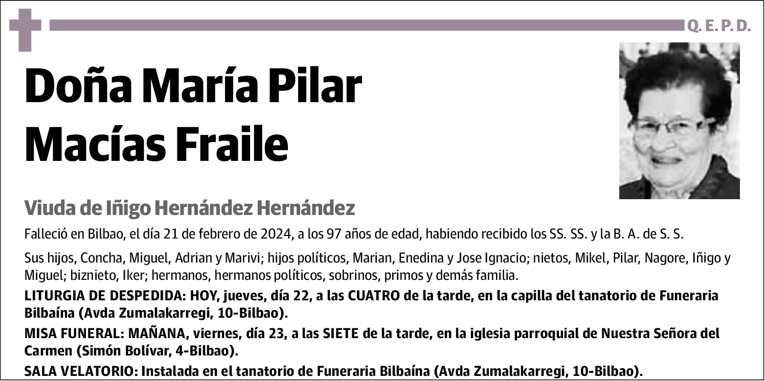 María Pilar Macías Fraile