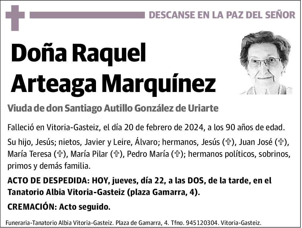 Raquel Arteaga Marquínez