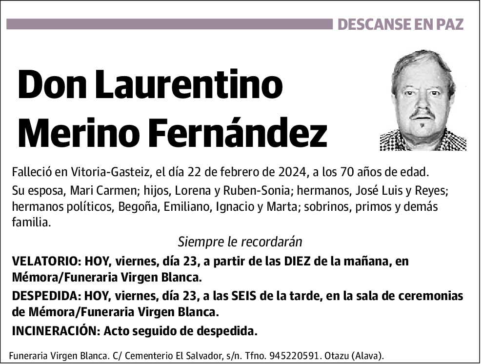 Laurentino Merino Fernández