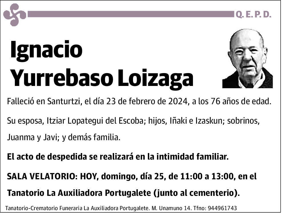 Ignacio Yurrebaso Loizaga