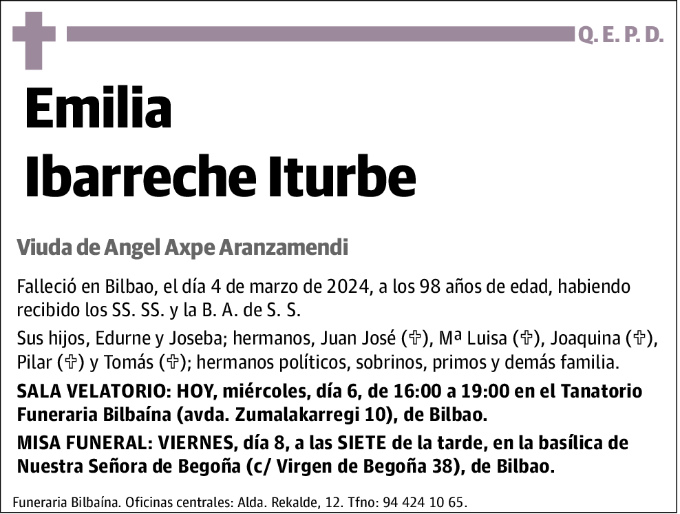 Emilia Ibarreche Iturbe