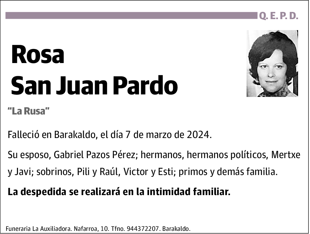 Rosa San Juan Pardo
