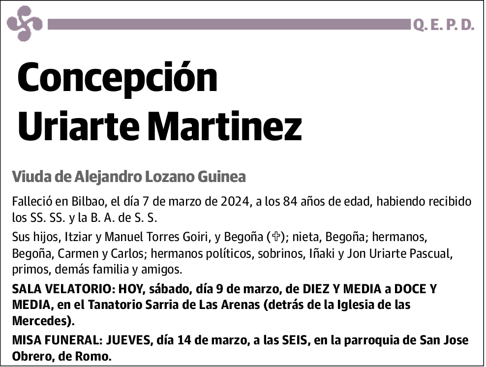 Concepción Uriarte Martínez