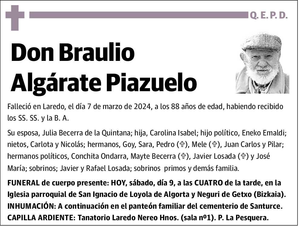 Braulio Algárate Piazuelo