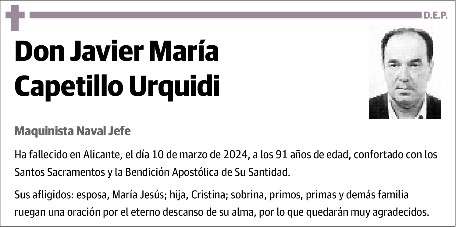 Javier María Capetillo Urquidi