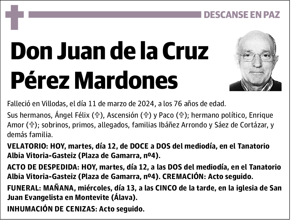 Juan de la Cruz Pérez Mardones