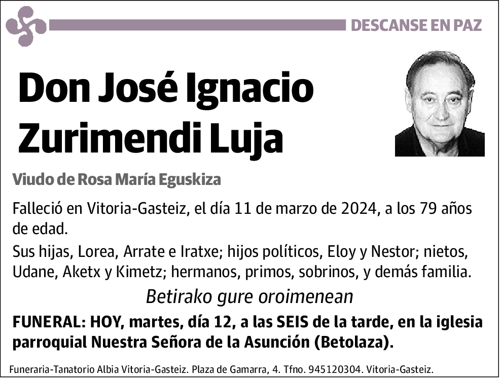 José Ignacio Zurimendi Luja