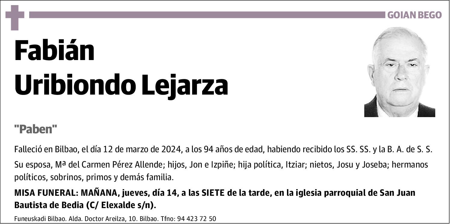 Fabián Uribiondo Lejarza