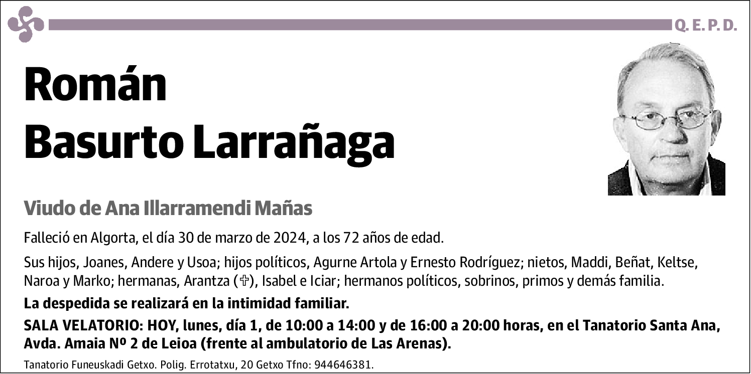Román Basurto Larrañaga