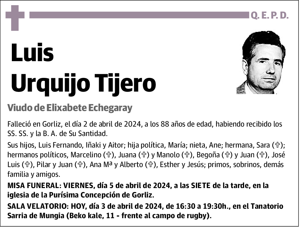Luis Urquijo Tijero