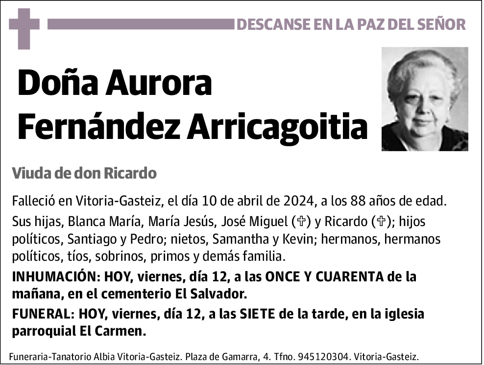 Aurora Fernández Arricagoitia