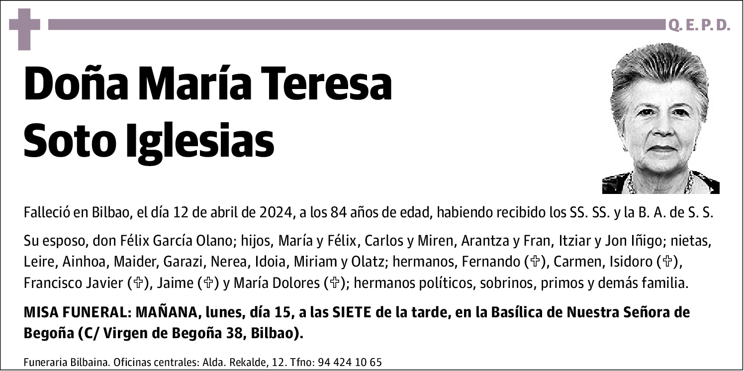 María Teresa Soto Iglesias