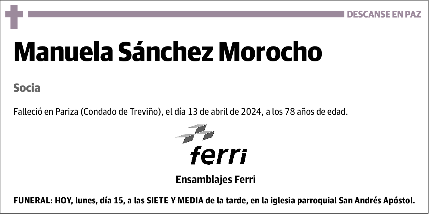 Manuela Sánchez Morocho