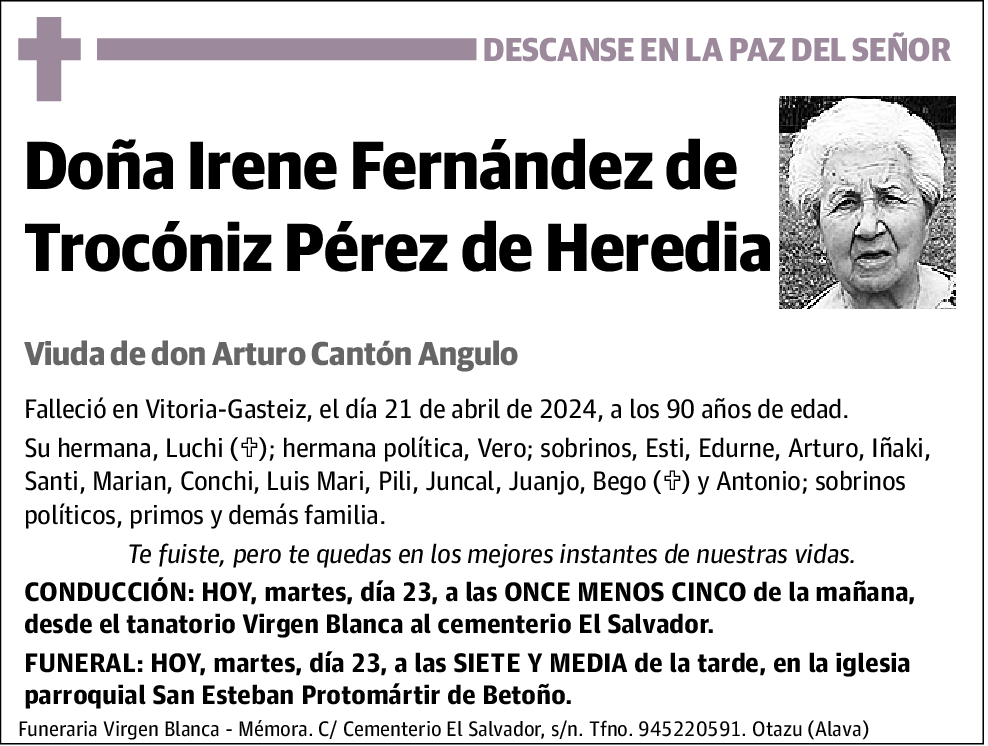 Irene Fernández de Trocóniz Pérez de Heredia