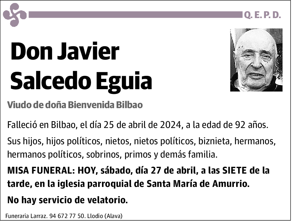Javier Salcedo Eguia