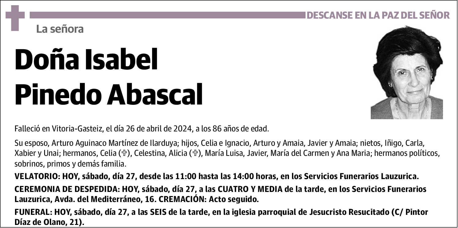 Isabel Pinedo Abascal