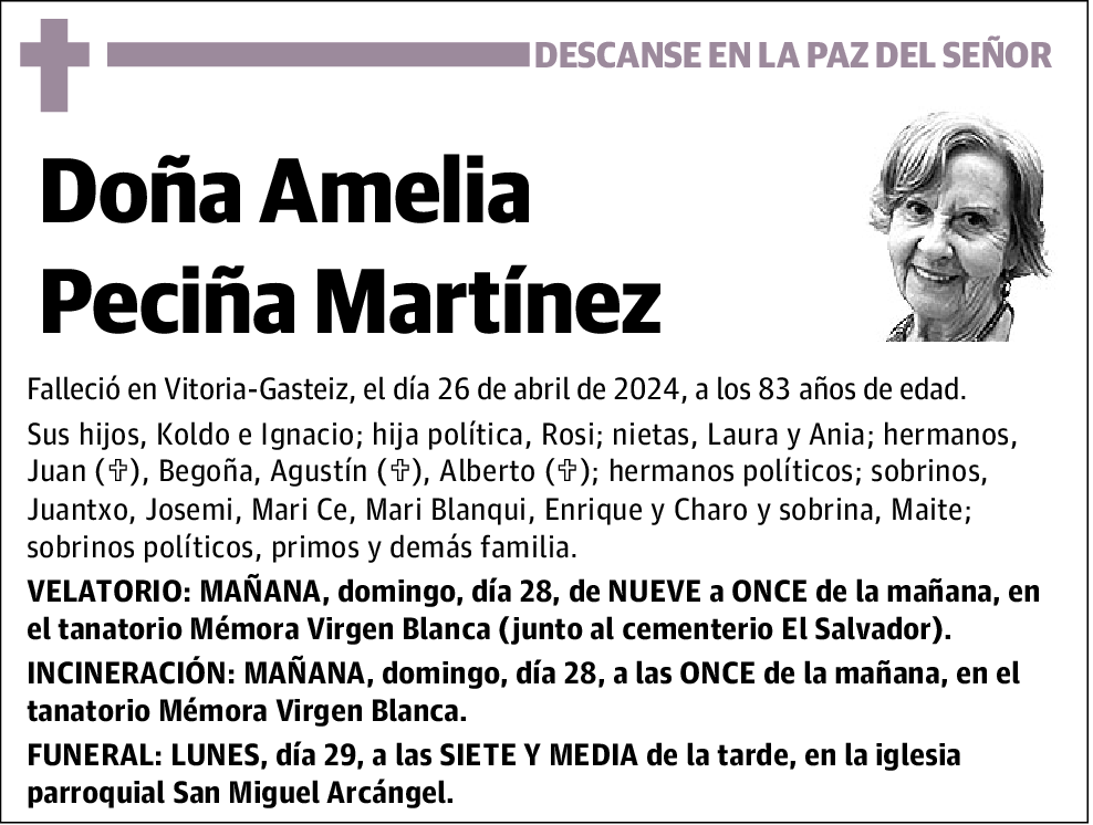 Amelia Peciña Martínez