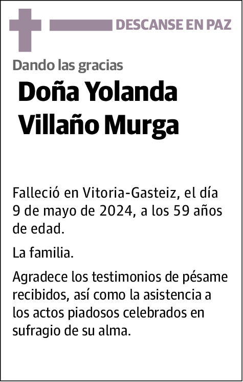 Yolanda Villaño Murga