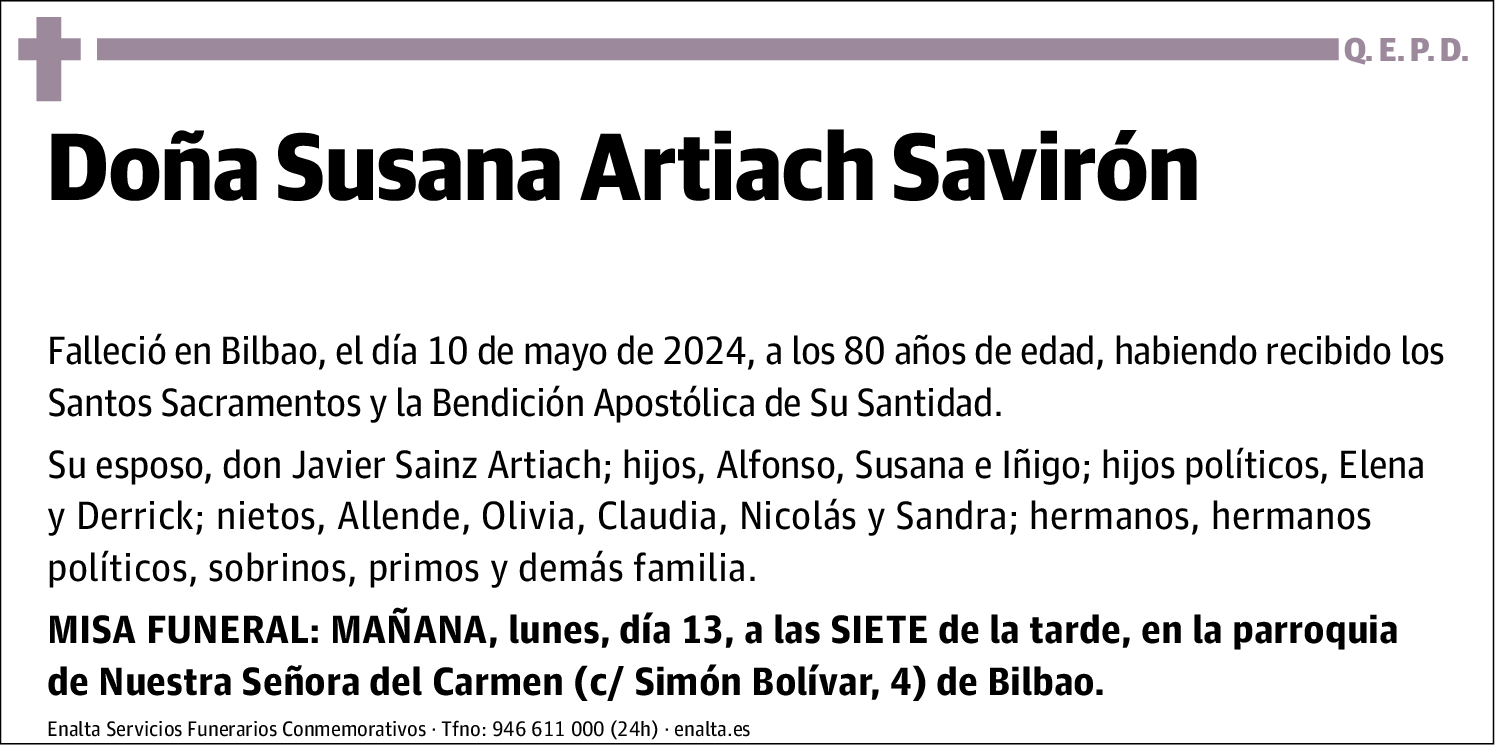 Susana Artiach Savirón