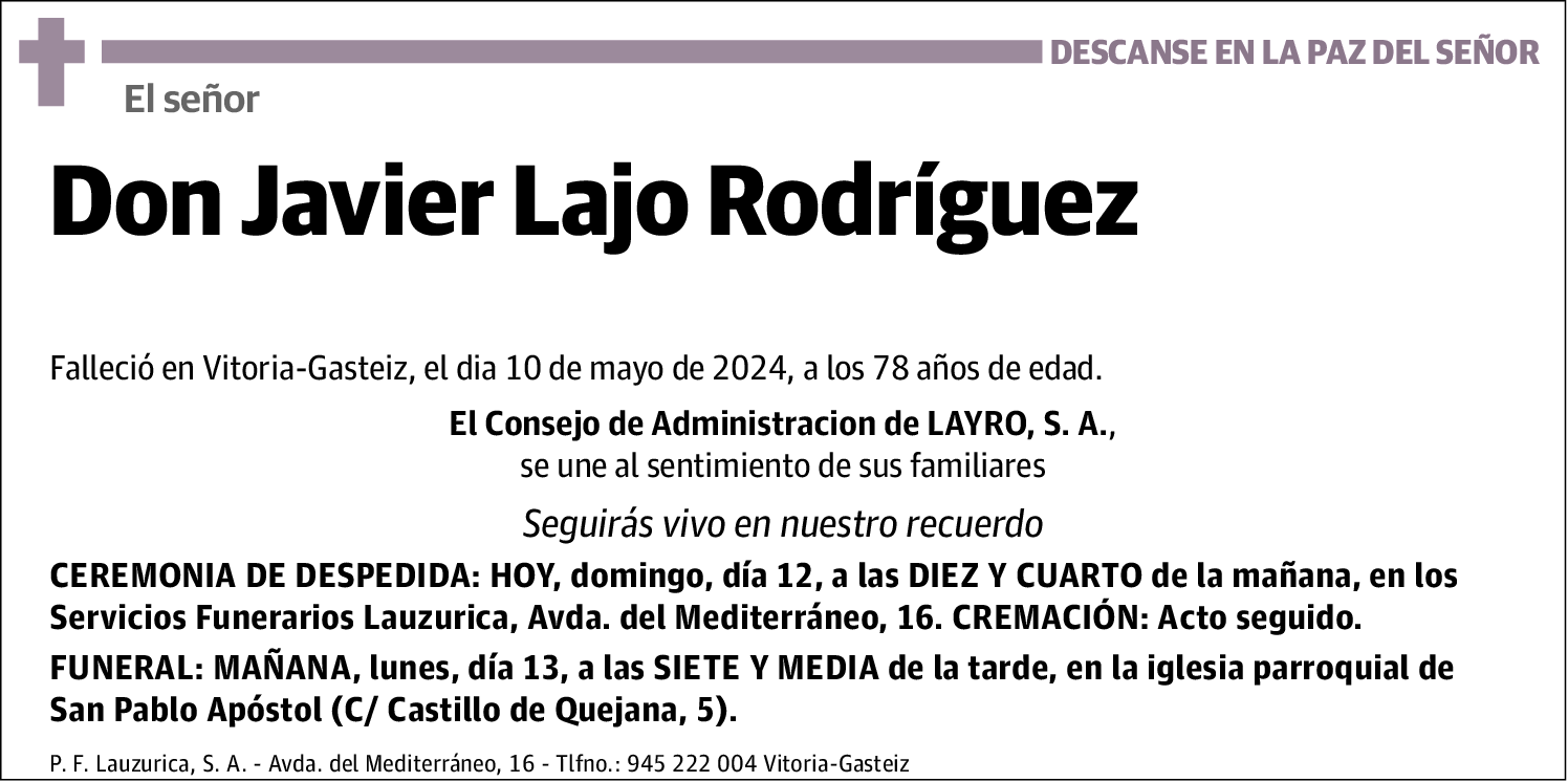 Javier Lajo Rodríguez