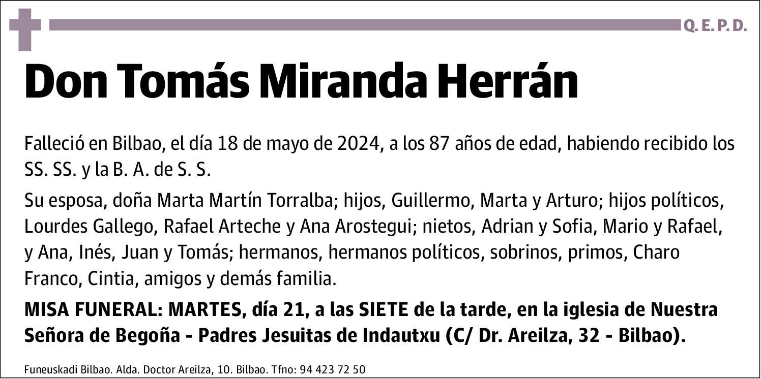 Tomás Miranda Herrán