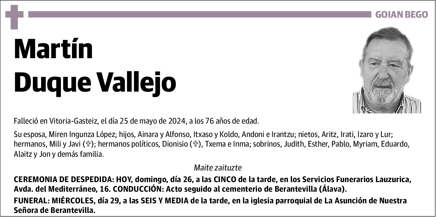 Martin Duque Vallejo