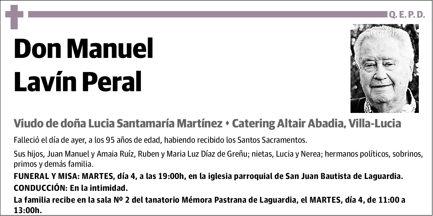Manuel Lavín Peral