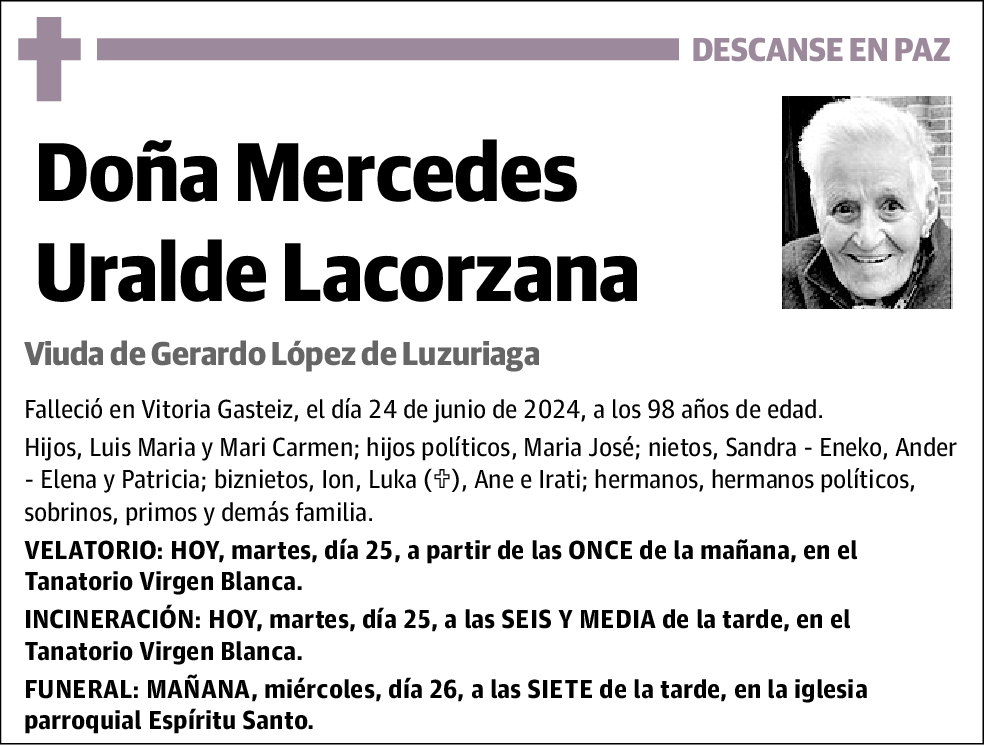 Mercedes Uralde Lacorzana