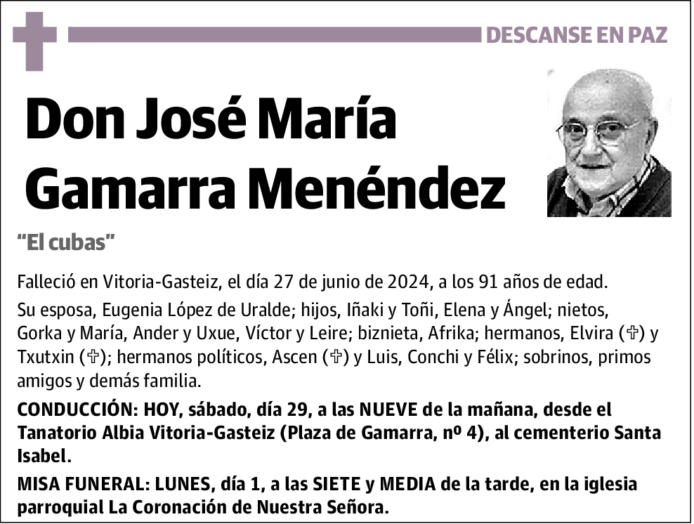 José María Gamarra Menéndez
