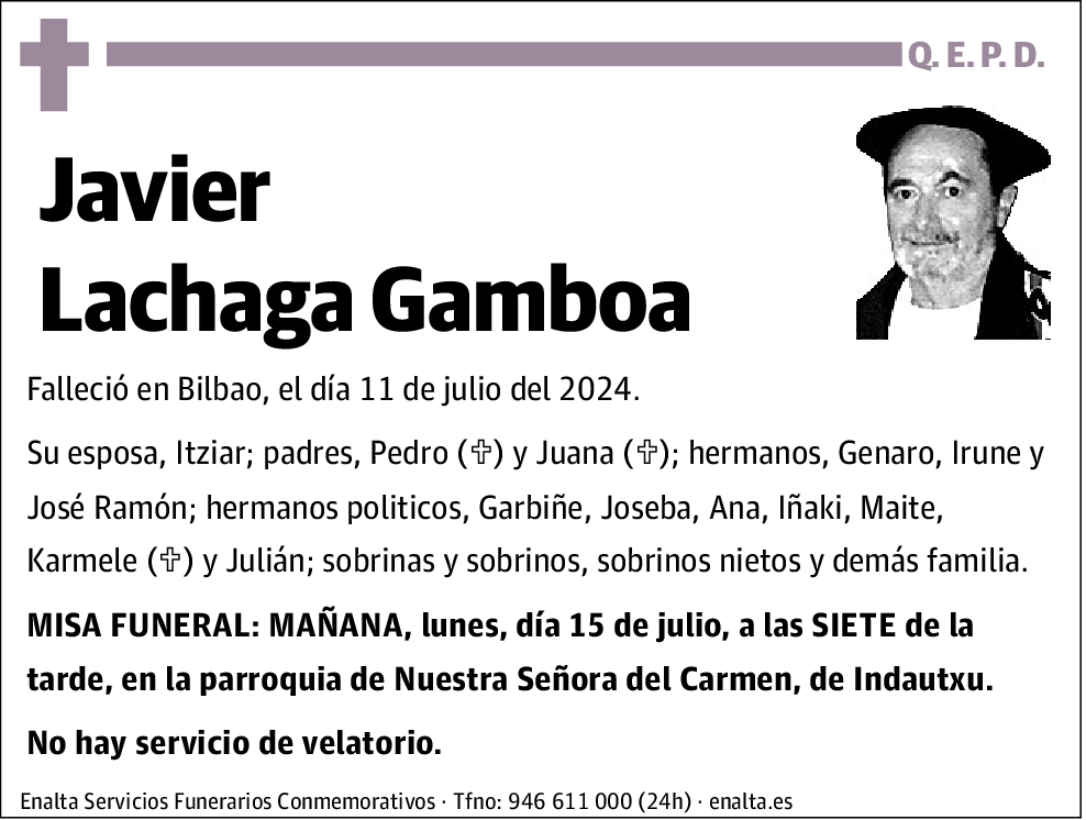 Javier Lachaga Gamboa