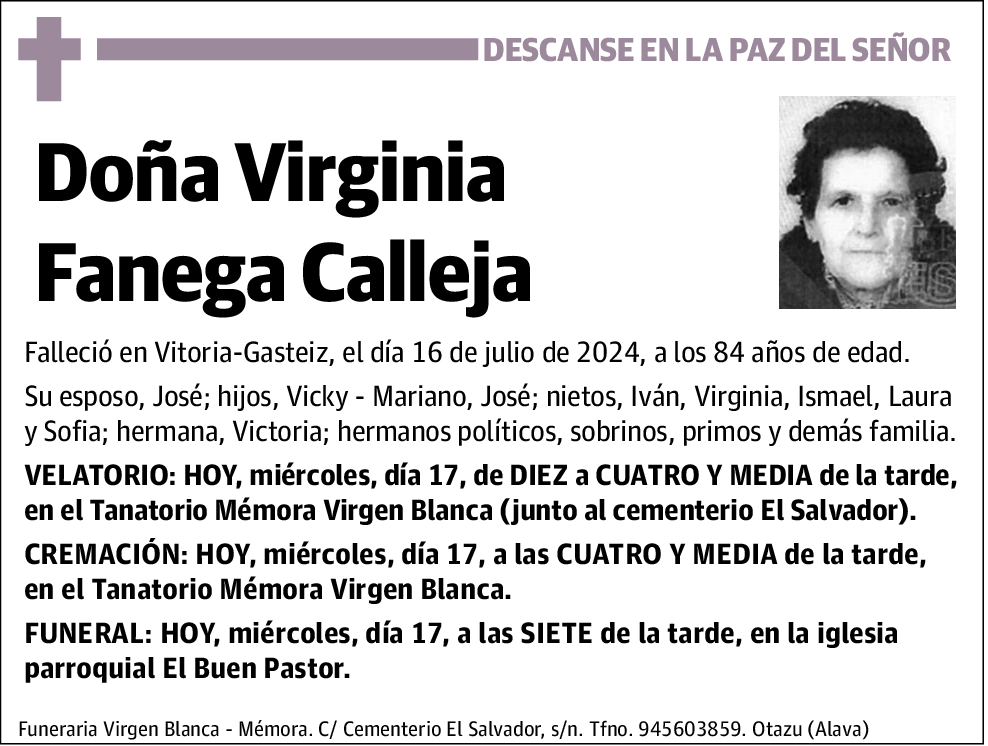 Virginia Fanega Calleja