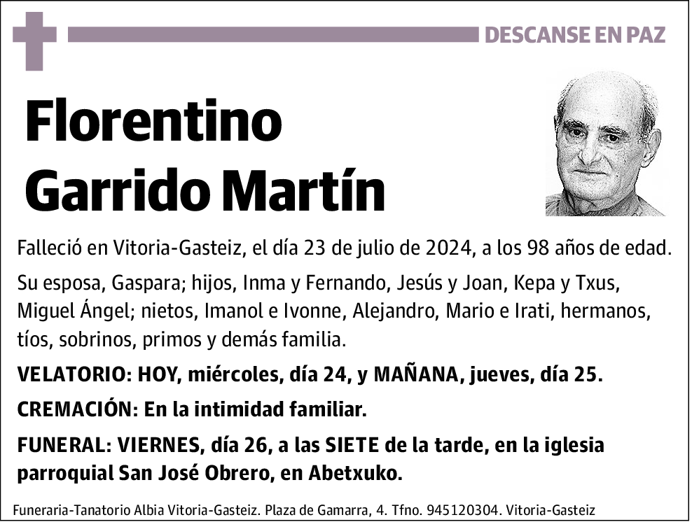 Florentino Garrido Martín