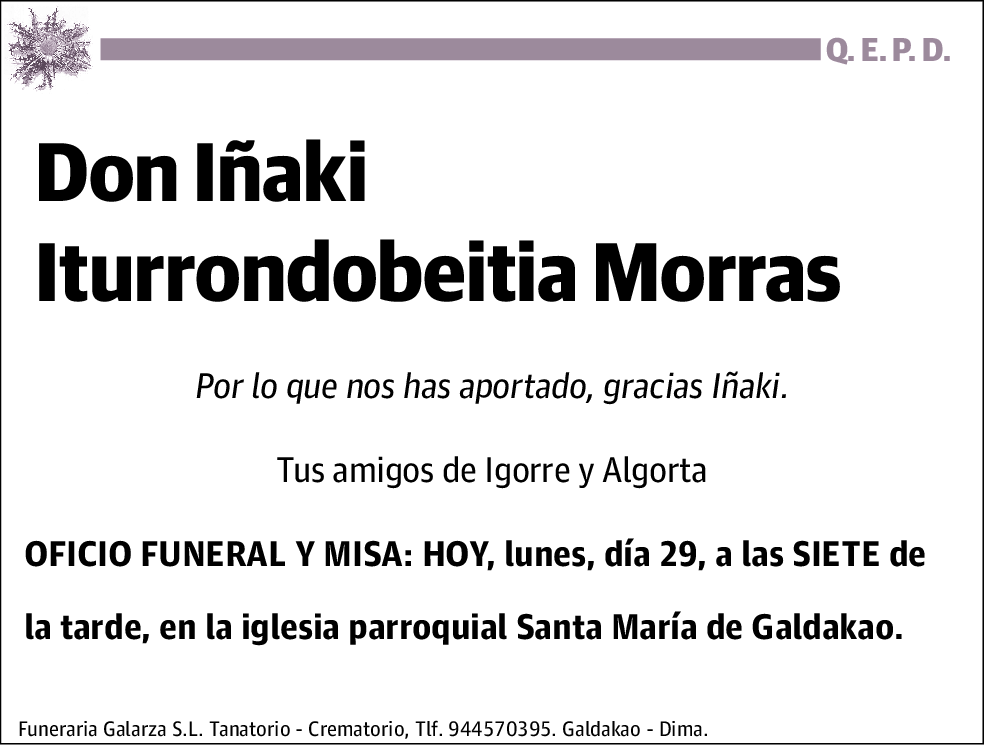 Iñaki Iturrondobeitia Morras