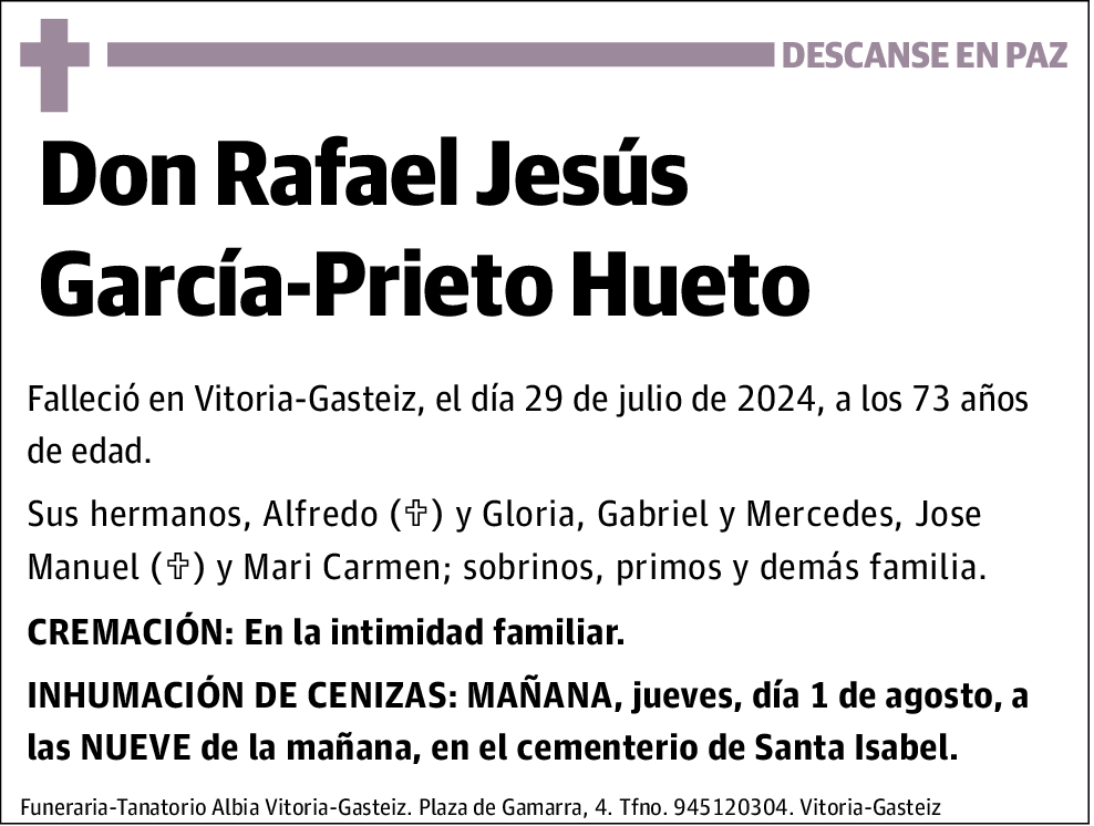 Rafael Jesús García-Prieto Hueto