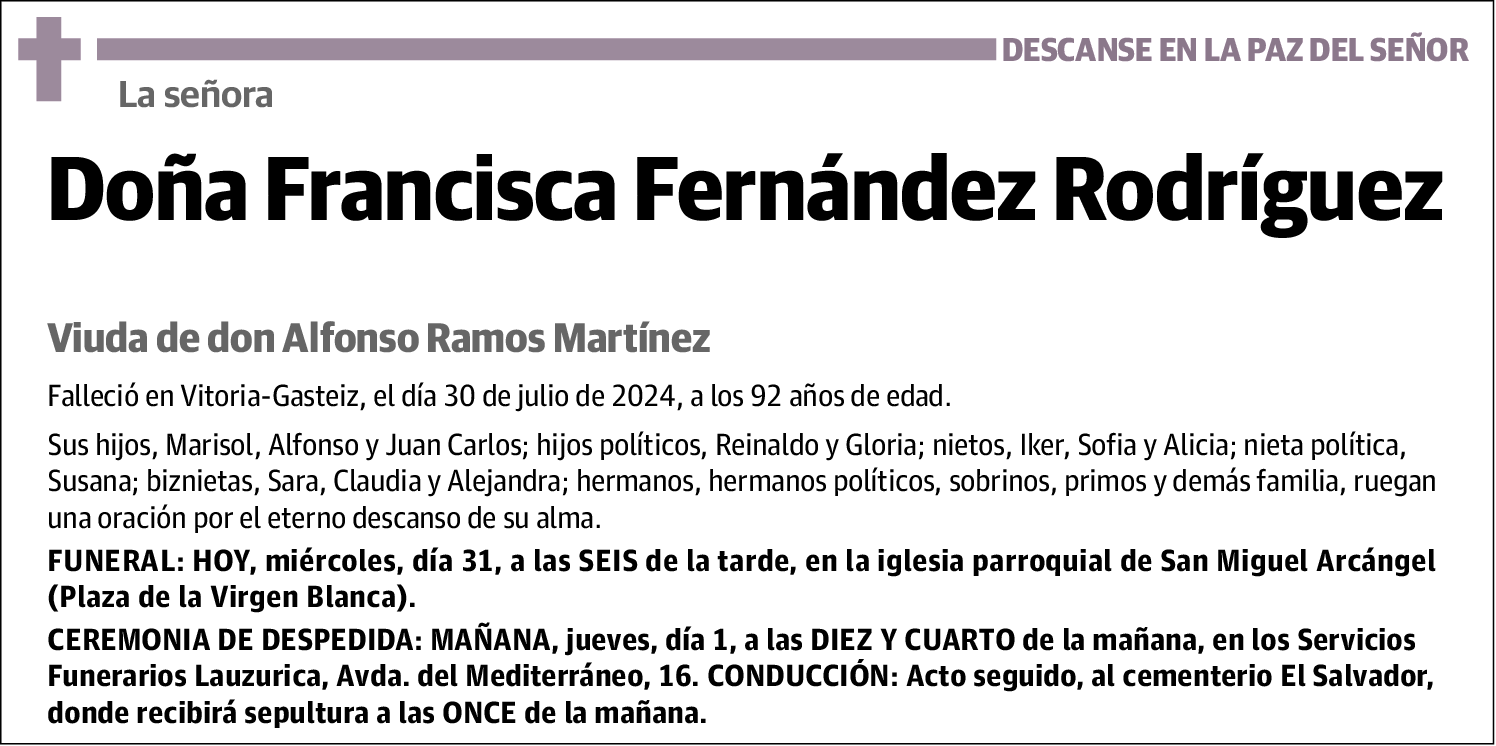 Francisca Fernández Rodríguez