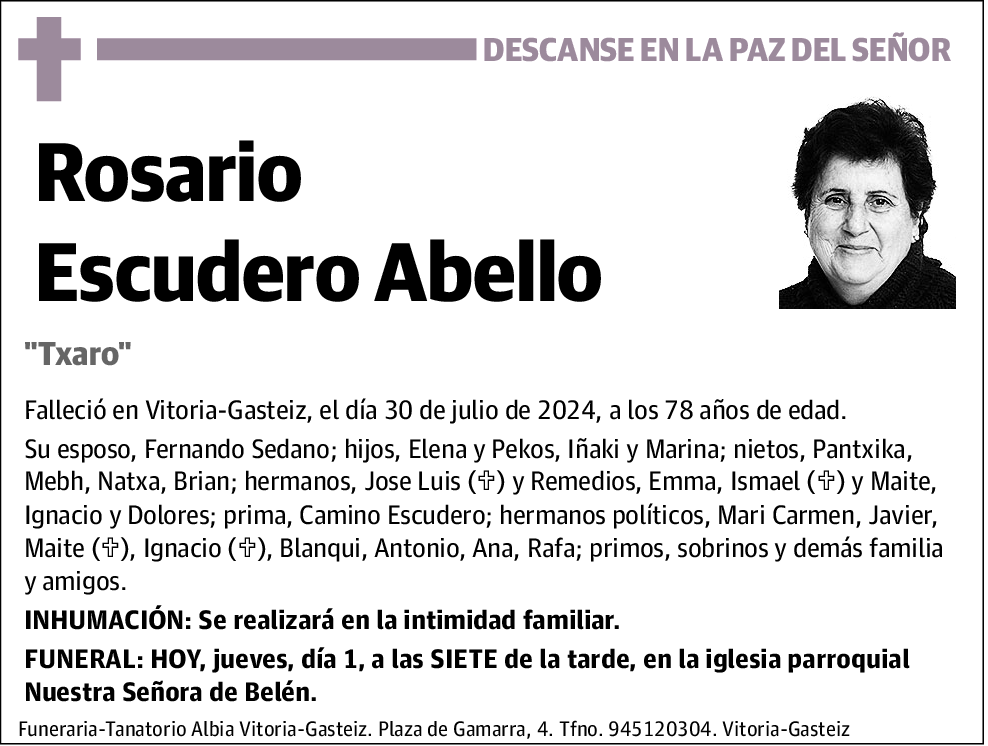 Rosario Escudero Abello